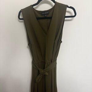 Lane Bryant olive Sleeveless Midi Dress